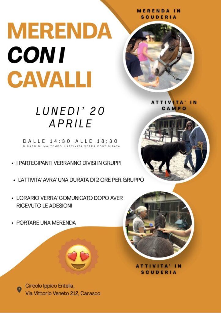 Merenda con i cavalli ANGSA Tigullio